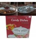 6 Partition Acrylic Convenient Candy Dishes